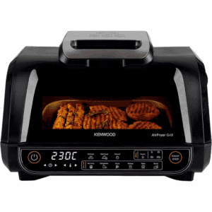 Kenwood 2 in 1 air fryer grill XXXL 8 litre black with digital display and preset functions