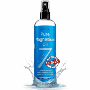 Seven Minerals pure magnesium oil spray 12oz USP grade extra strength blue bottle