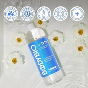 BodyBio E-Lyte balanced electrolyte concentrate 16oz bottle for daily hydration