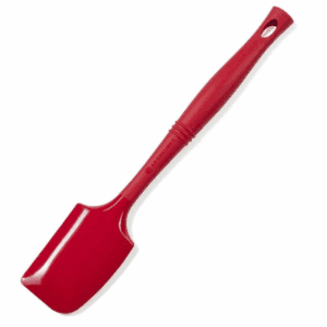 Le Creuset professional all silicone spatula medium 32cm cherry red one piece no join